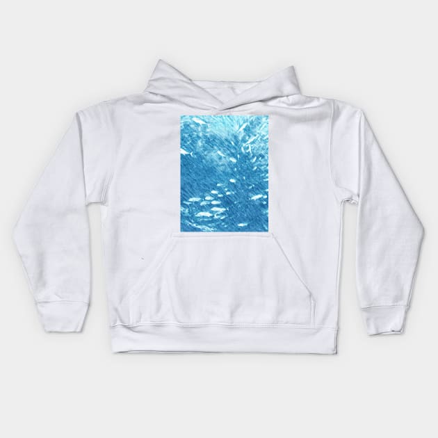 School of Fish Kids Hoodie by Banyu_Urip